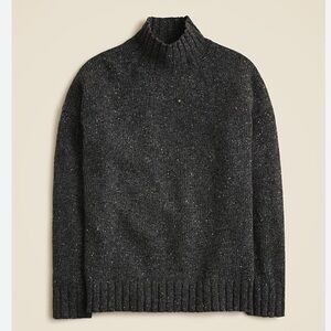 J crew Relaxed turtleneck sweater in donegal wool blend
